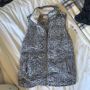 Fluffy vest
